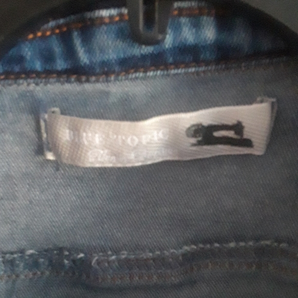 Blue Topic denim jean jacket - Picture 4 of 8